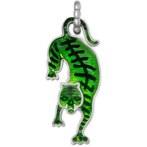 gucci green tiger charm in silver|Gucci tiger for sale.